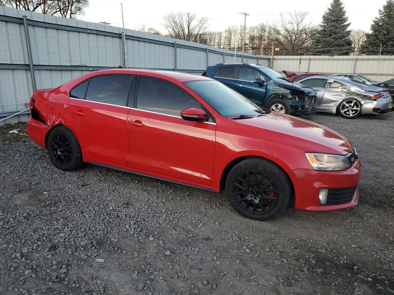 2015 Volkswagen Jetta VIN 3VW4T7AJ9FM419167 Copart auction photo, rear end damage thumbnail 4