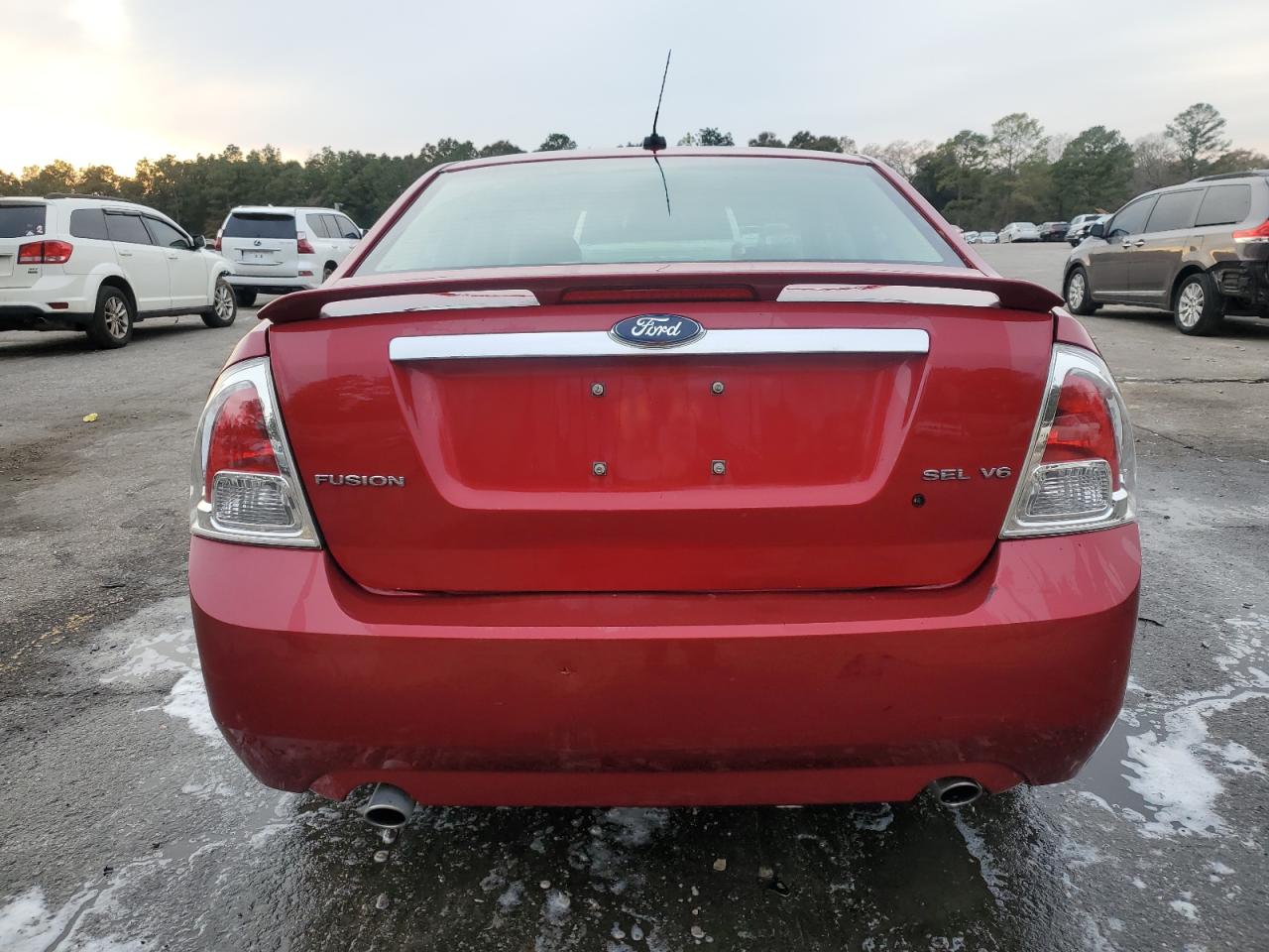 2009 Ford Fusion VIN 3FAHP08169R205076 Copart auction photo, side / rear end damage thumbnail 6