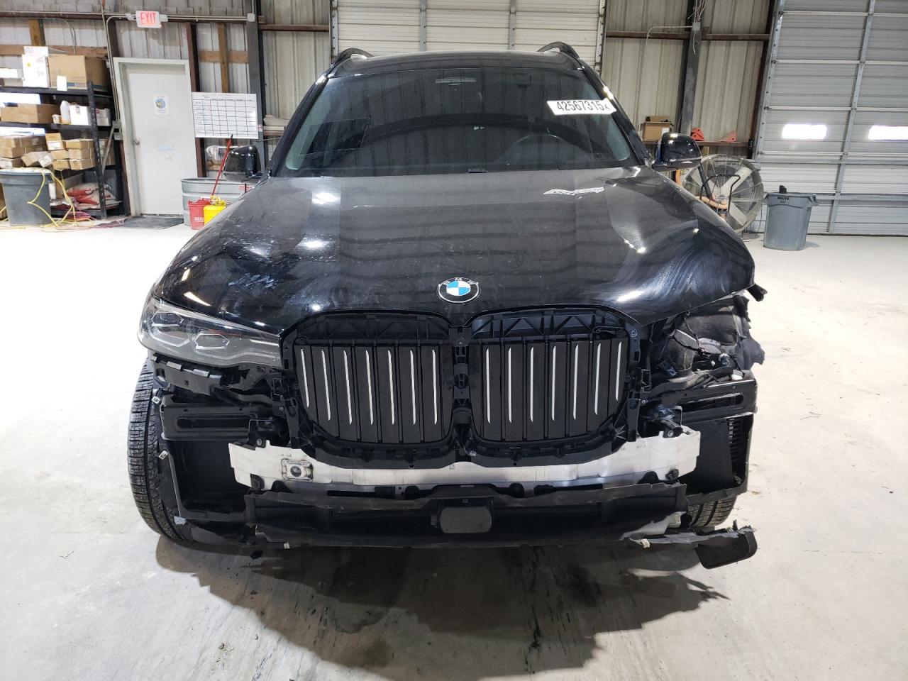 2021 BMW X7 VIN 5UXCW2C03M9H51860 Copart auction photo, front end / side damage thumbnail 5