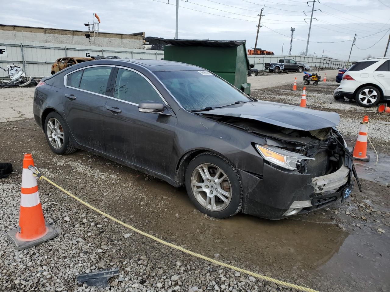 2010 Acura TL VIN 19UUA8F20AA001362 Copart auction photo, front end / minor dent/scratches damage thumbnail 4