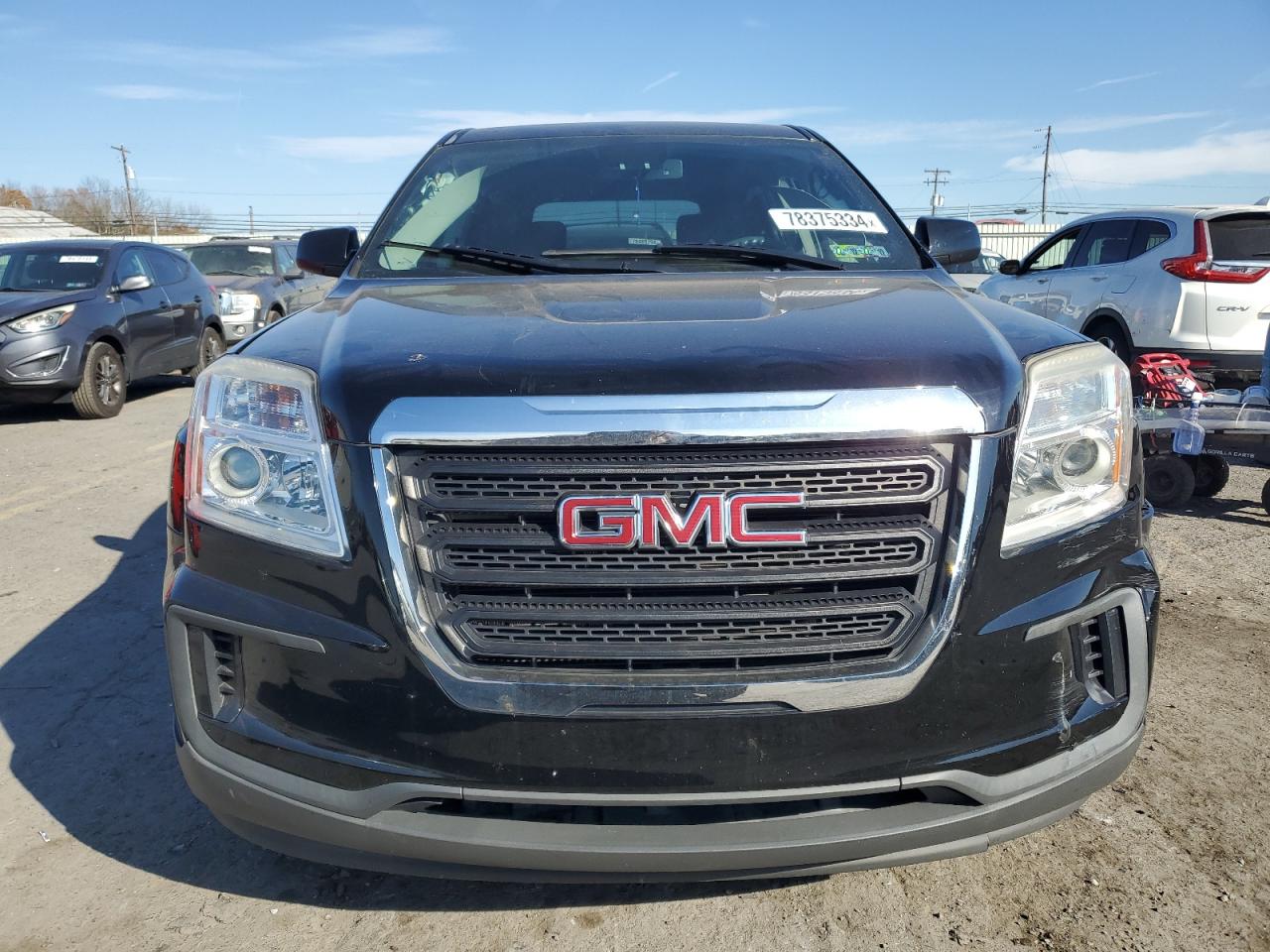 2016 GMC Terrain VIN 2GKALMEK8G6291298 Copart auction photo, side / front end damage thumbnail 5