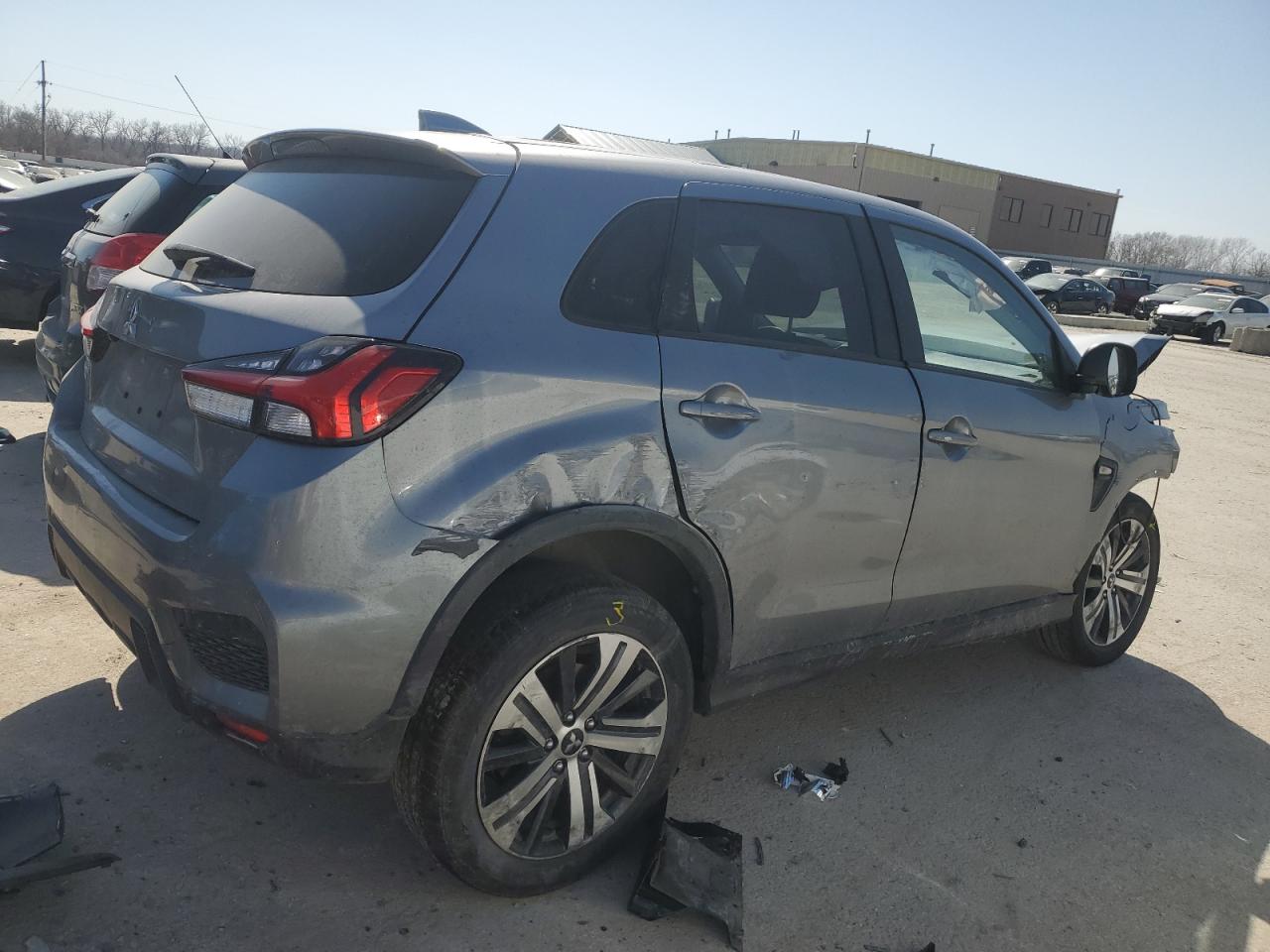 2021 Mitsubishi Outlander VIN JA4APUAU4MU035139 Copart auction photo, front end damage thumbnail 3