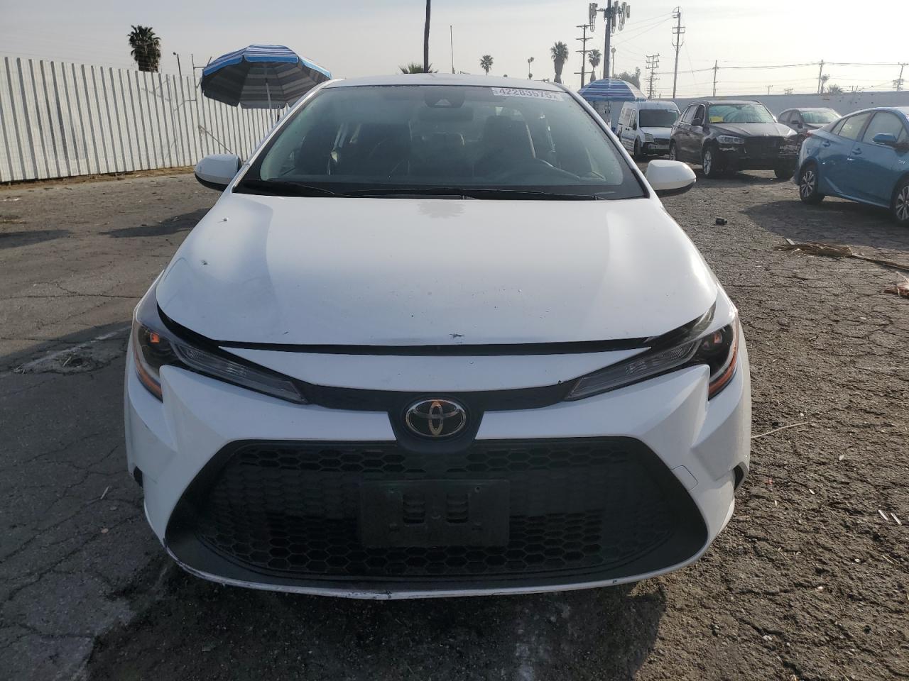 2020 Toyota Corolla VIN JTDEPRAEXLJ087128 Copart auction photo, side / minor dent/scratches damage thumbnail 5