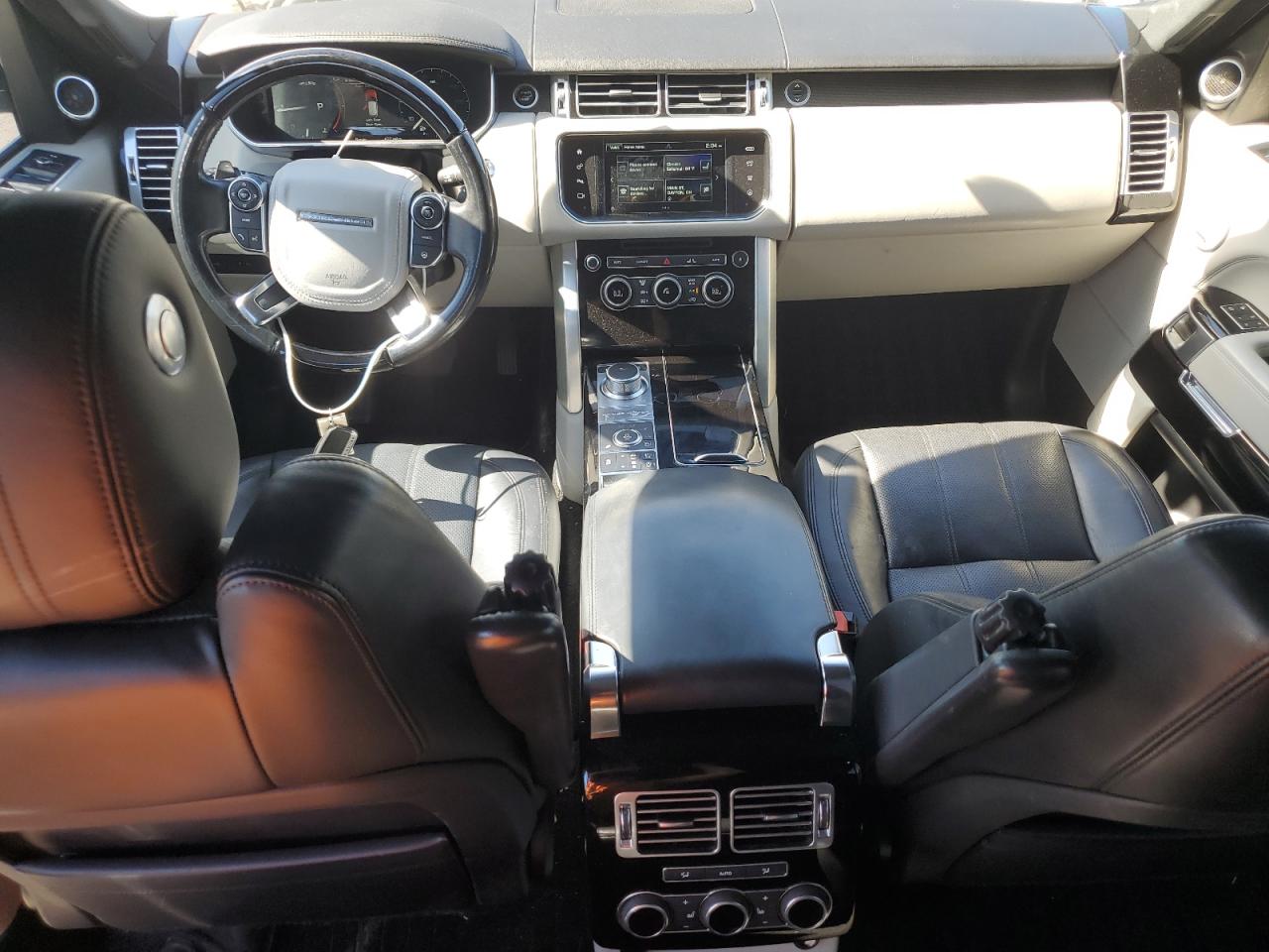 2016 Land Rover Range Rover VIN SALGS2KF4GA246892 Copart auction photo, front end / rear end damage thumbnail 8