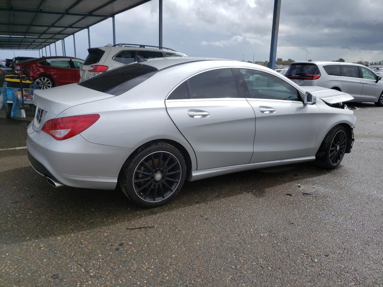 2014 Mercedes-Benz CLA-klasse VIN WDDSJ4EB3EN147968 Copart auction photo, front end damage thumbnail 3