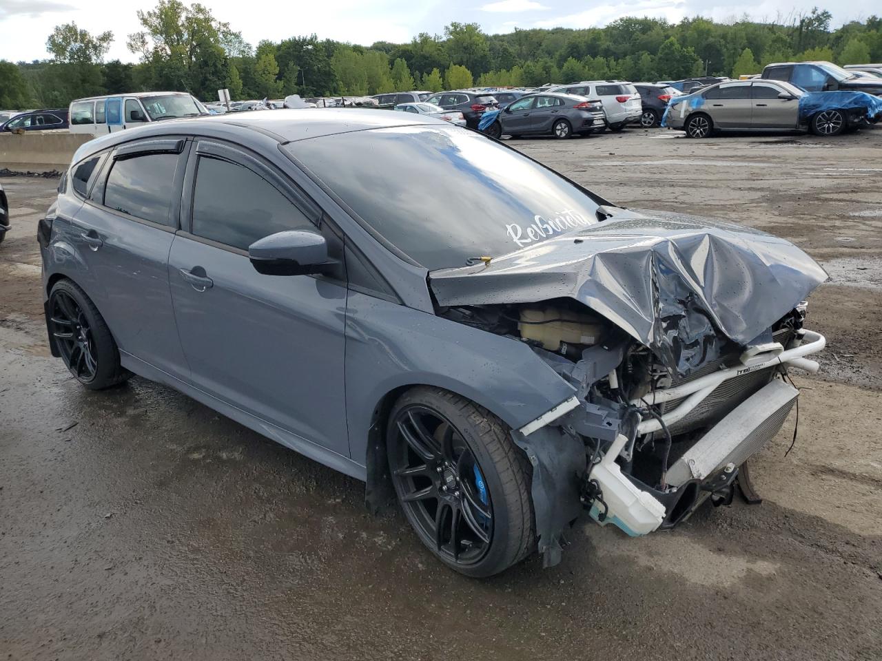 2017 Ford Focus VIN WF0DP3TH3H4120540 Copart auction photo, front end / minor dent/scratches damage thumbnail 4