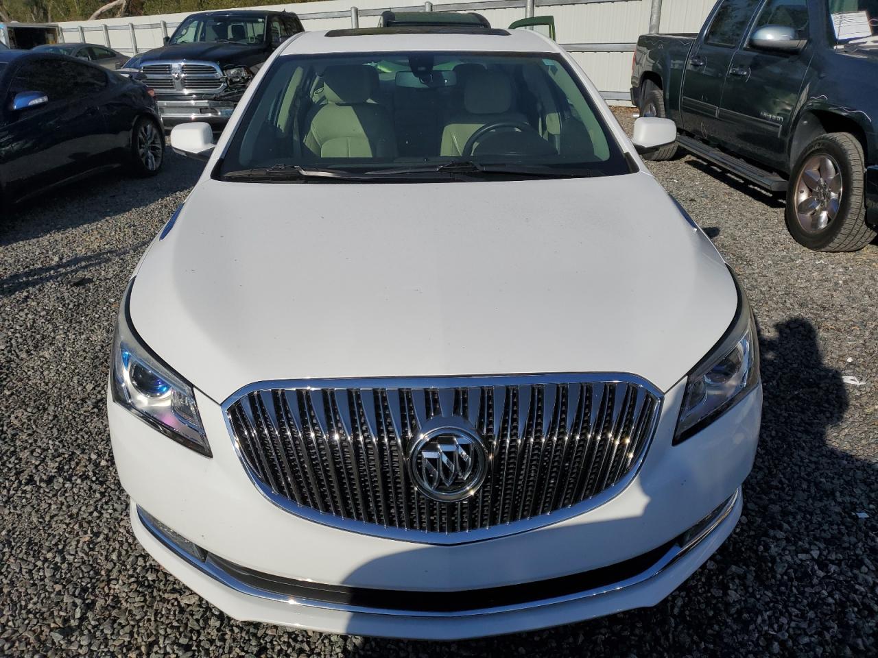 2014 Buick LaCrosse VIN 1G4GB5G35EF194739 Copart auction photo, top/roof / side damage thumbnail 5