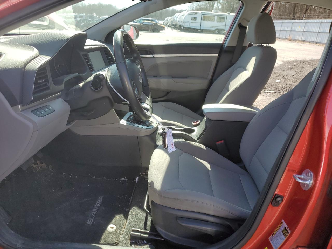 2020 Hyundai Elantra VIN 5NPD84LF7LH621714 Copart auction photo, rear end damage thumbnail 7