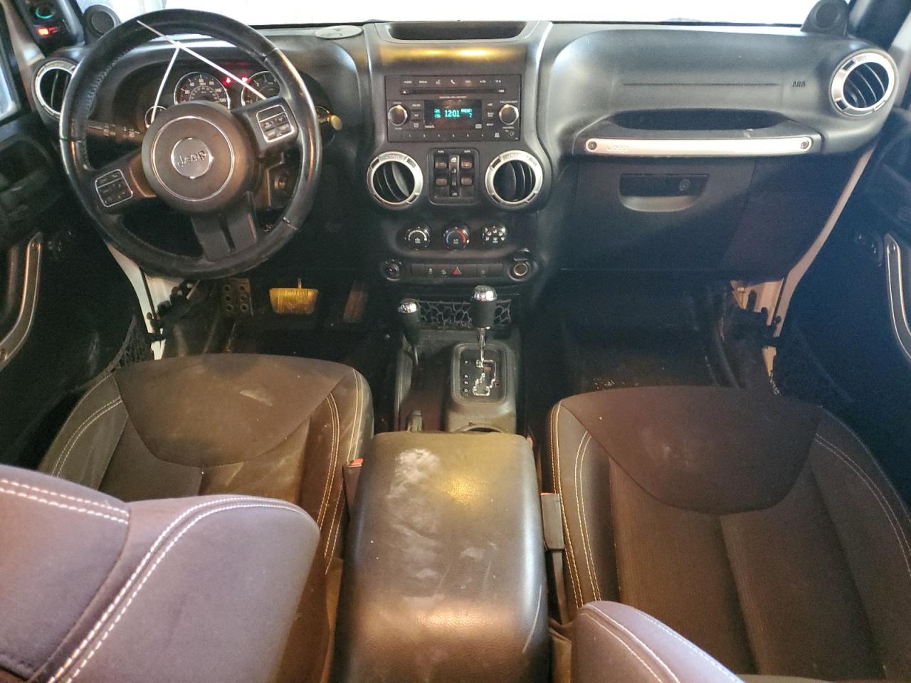 2014 Jeep Wrangler VIN 1C4BJWEG8EL312412 Copart auction photo, undercarriage damage thumbnail 8