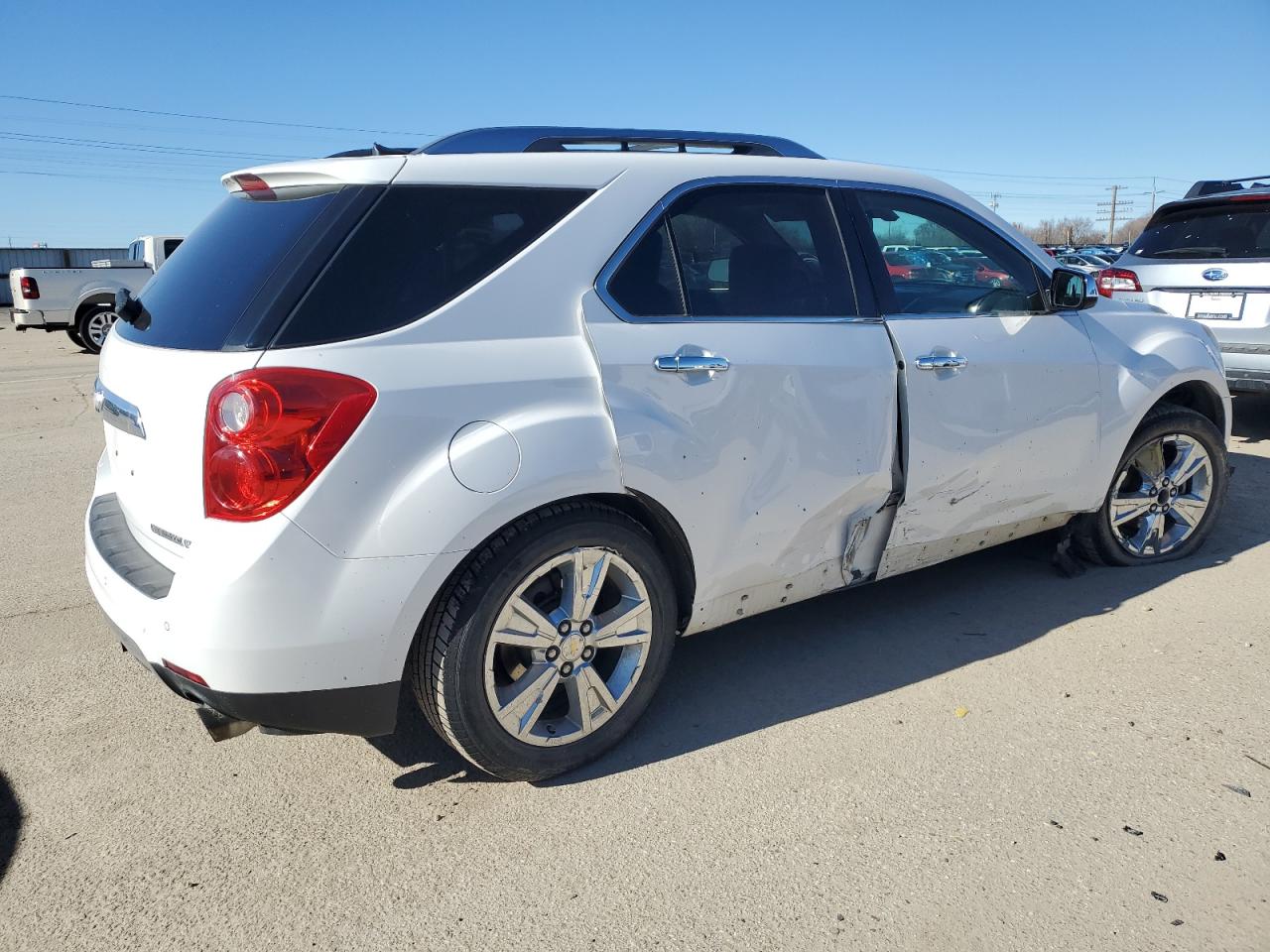2010 Chevrolet Equinox VIN 2CNFLGEY3A6395062 Copart auction photo, side / frame damage damage thumbnail 3