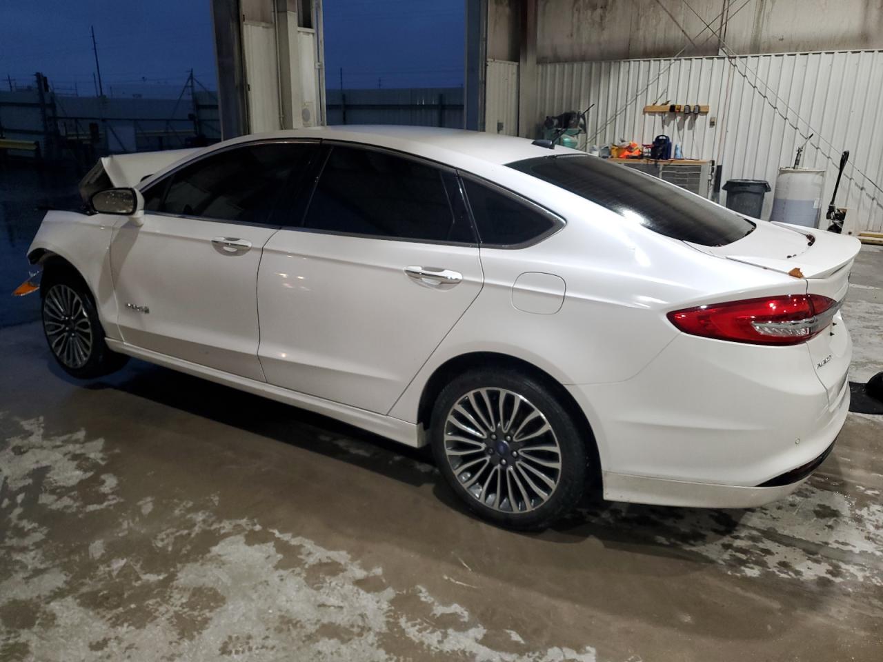 2017 Ford Fusion VIN 3FA6P0RU7HR267830 Copart auction photo, front end / undercarriage damage thumbnail 2