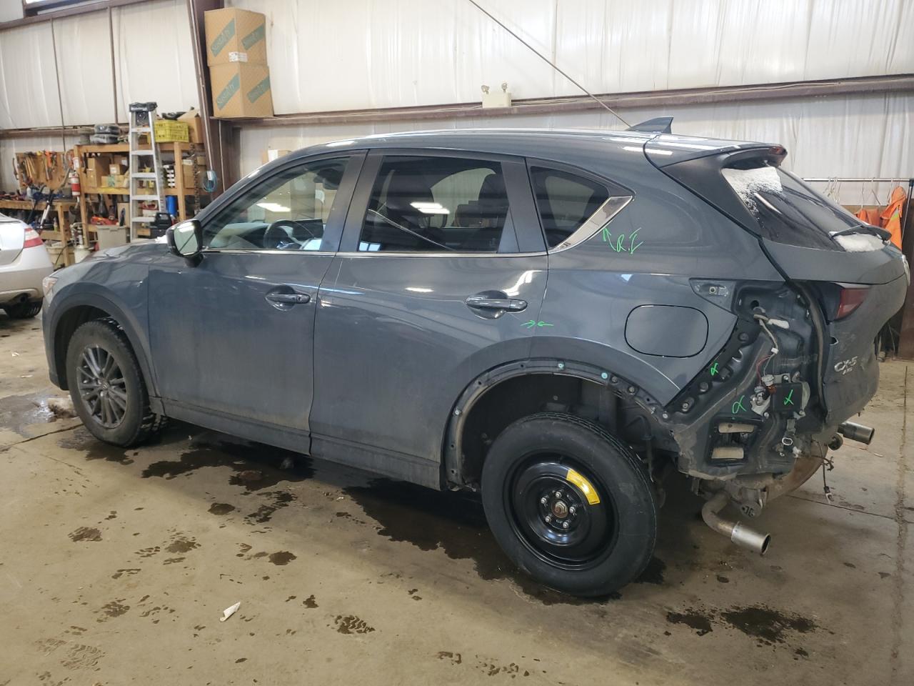2021 Mazda CX-5 VIN JM3KFBCM1M0116497 Copart auction photo, rear end / top/roof damage thumbnail 2