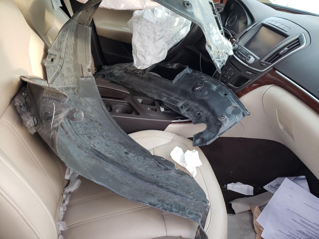 2016 Buick Regal VIN 2G4GK5EX1G9190205 Copart auction photo, front end damage thumbnail 14
