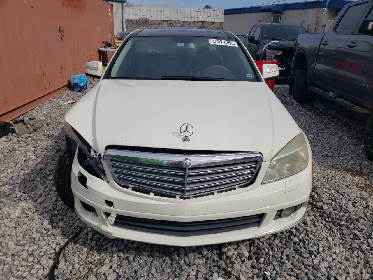 2008 Mercedes-Benz C-klasse VIN WDDGF54X28F057350 Copart auction photo, front end damage thumbnail 5