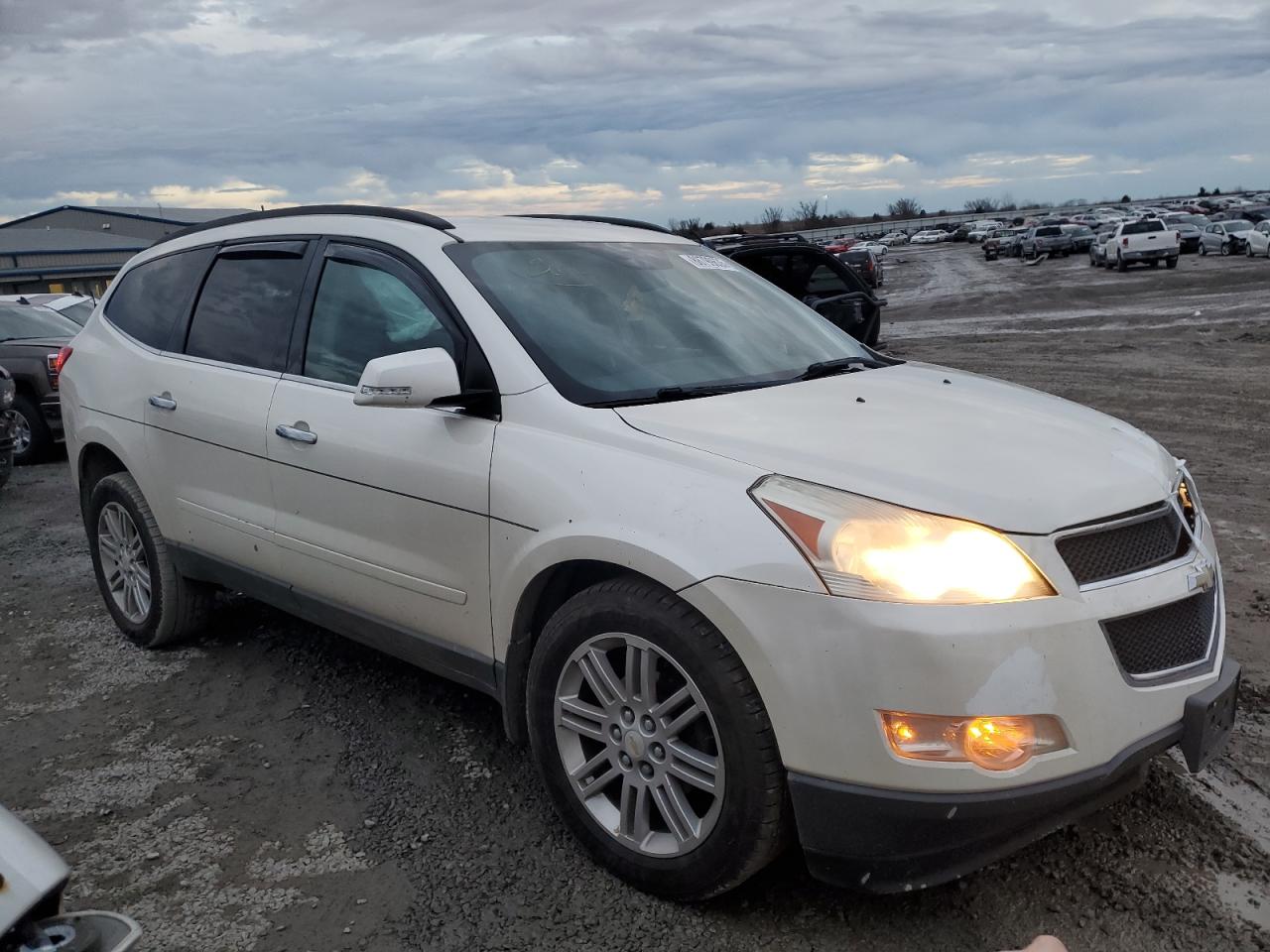 2011 Chevrolet Traverse VIN 1GNKRGEDXBJ264141 Copart auction photo, all over damage thumbnail 4