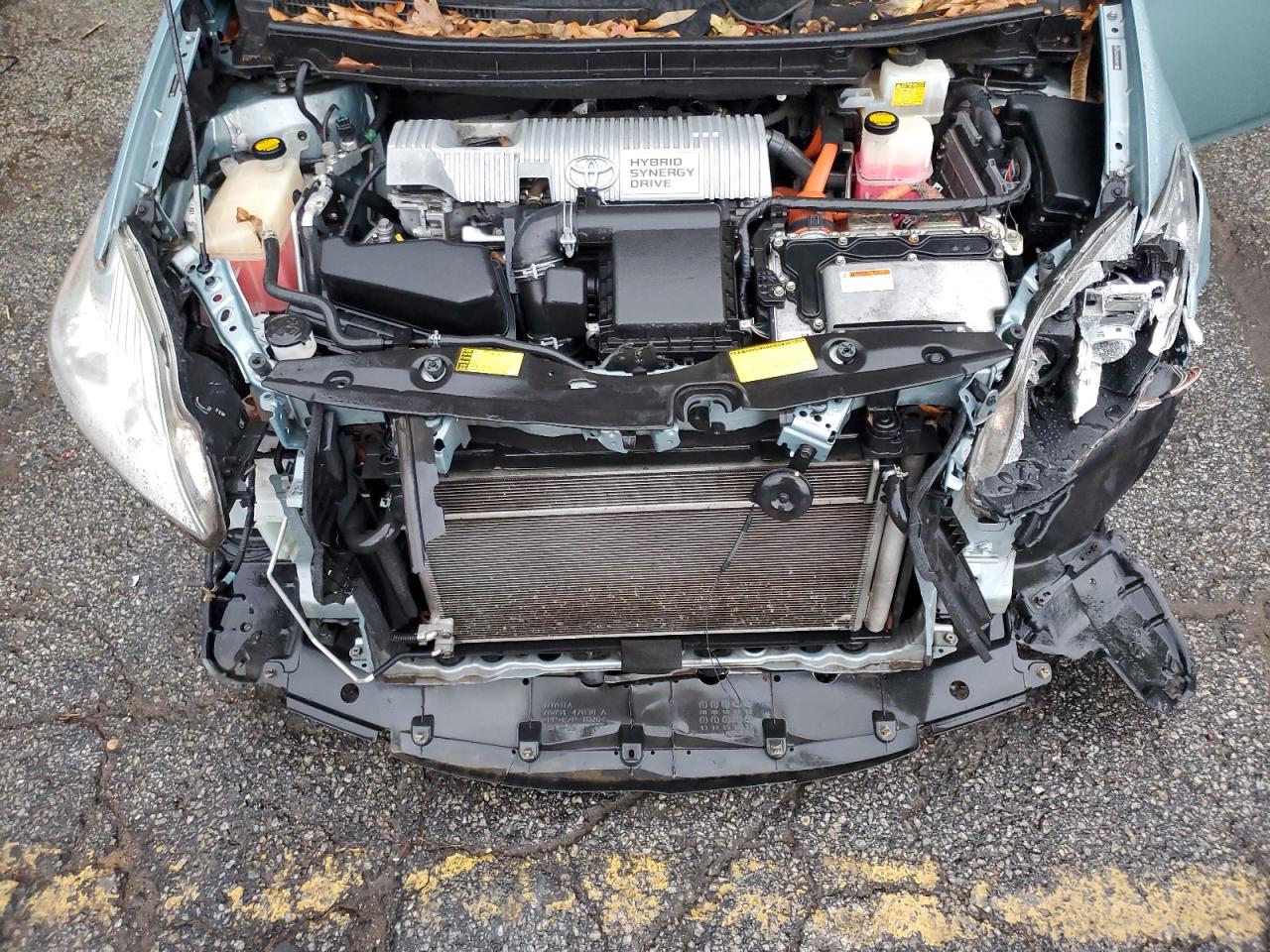 2012 Toyota Prius VIN JTDKN3DU6C1554070 Copart auction photo, front end damage thumbnail 11