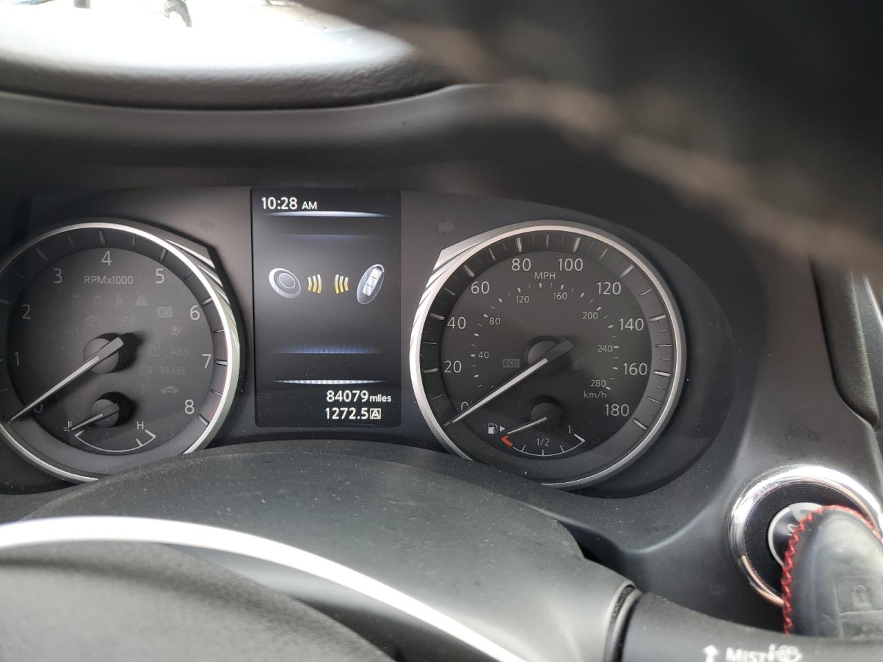 2018 Infiniti Q50 VIN JN1CV7AP0JM240584 Copart auction photo, side damage thumbnail 9