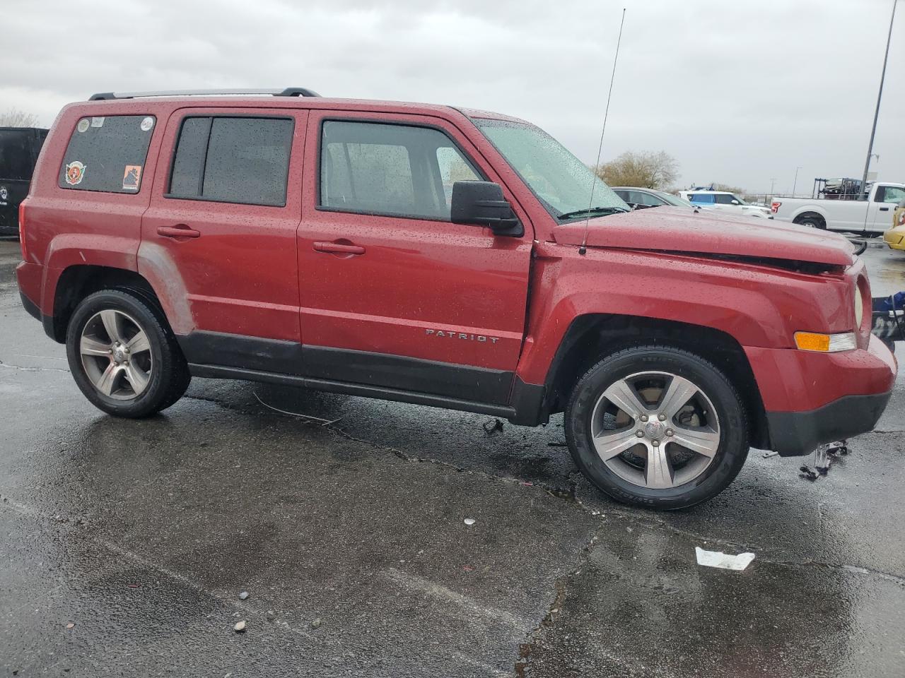 2017 Jeep Liberty (Patriot) VIN 1C4NJPFAXHD207561 Copart auction photo, front end damage thumbnail 4
