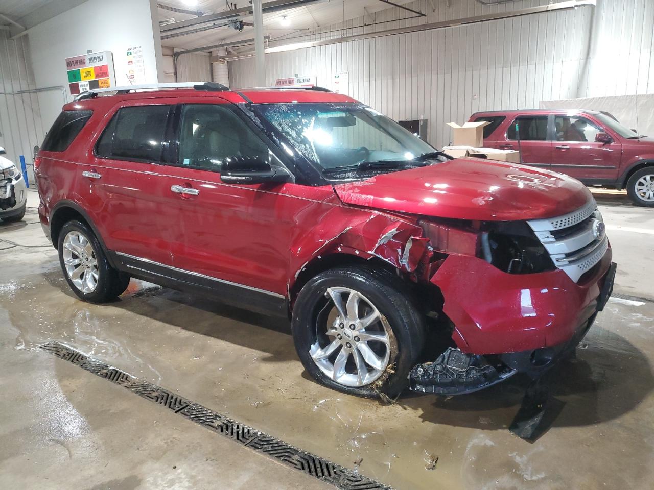 2015 Ford Explorer VIN 1FM5K8D84FGA31102 Copart auction photo, front end damage thumbnail 4