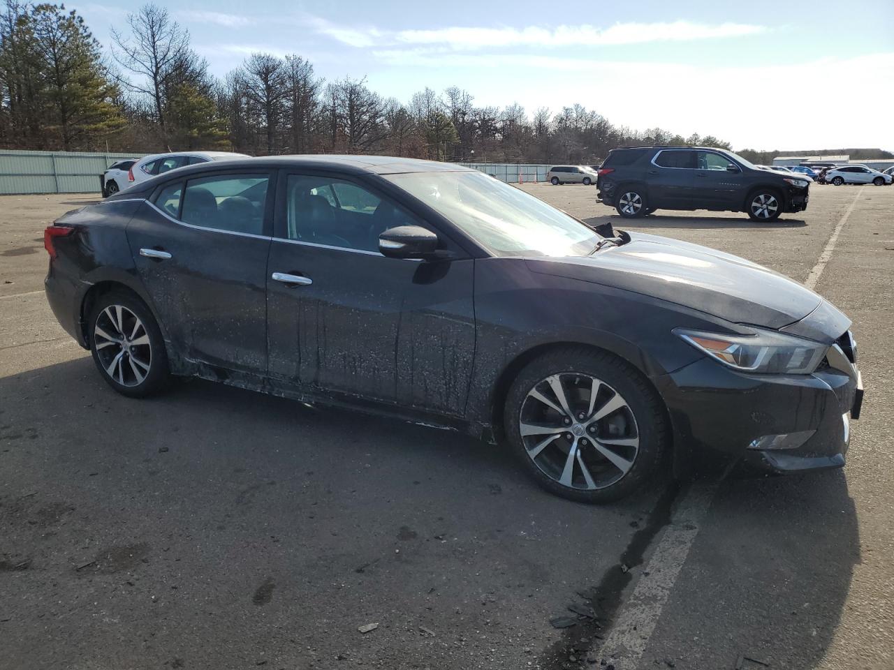 2018 Nissan Maxima VIN 1N4AA6AP5JC368759 Copart auction photo, front end / side damage thumbnail 4