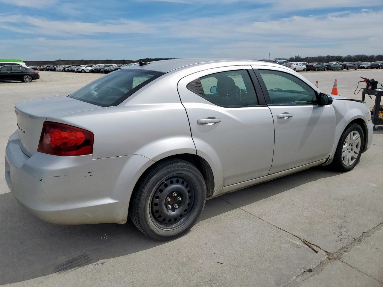 2012 Dodge Avenger VIN 1C3CDZAB8CN214445 Copart auction photo, side damage thumbnail 3