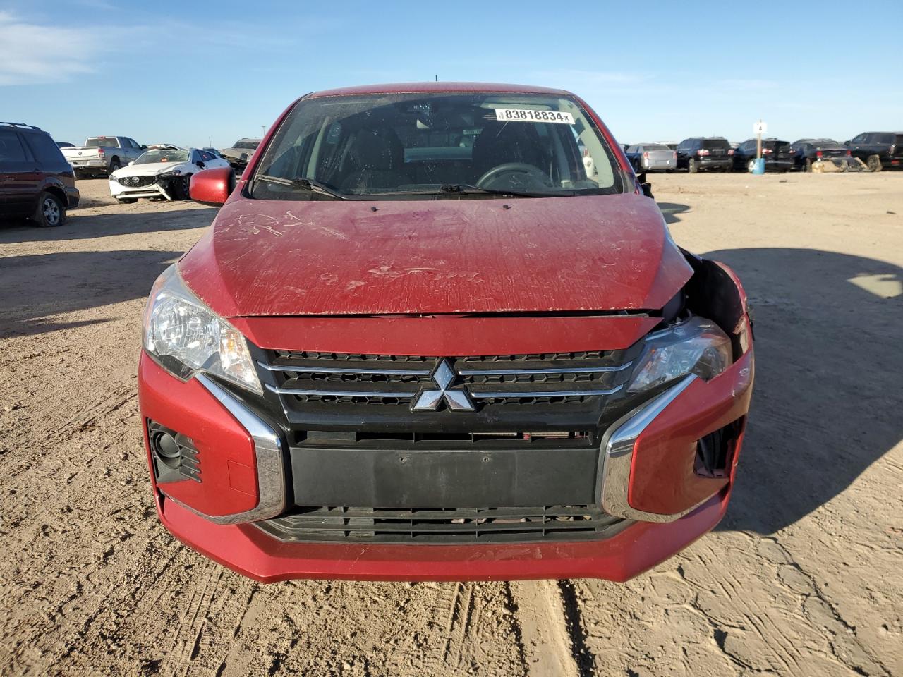 2021 Mitsubishi Mirage VIN ML32AUHJ9MH004357 Copart auction photo, side / minor dent/scratches damage thumbnail 5