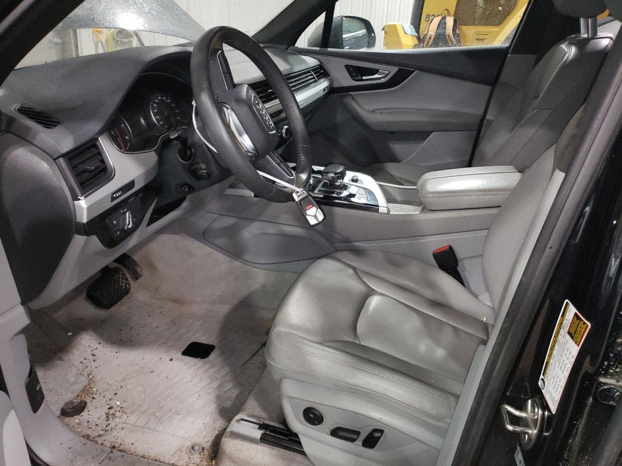 2019 Audi Q7 VIN WA1AHAF76KD043576 Copart auction photo, front end / side damage thumbnail 7