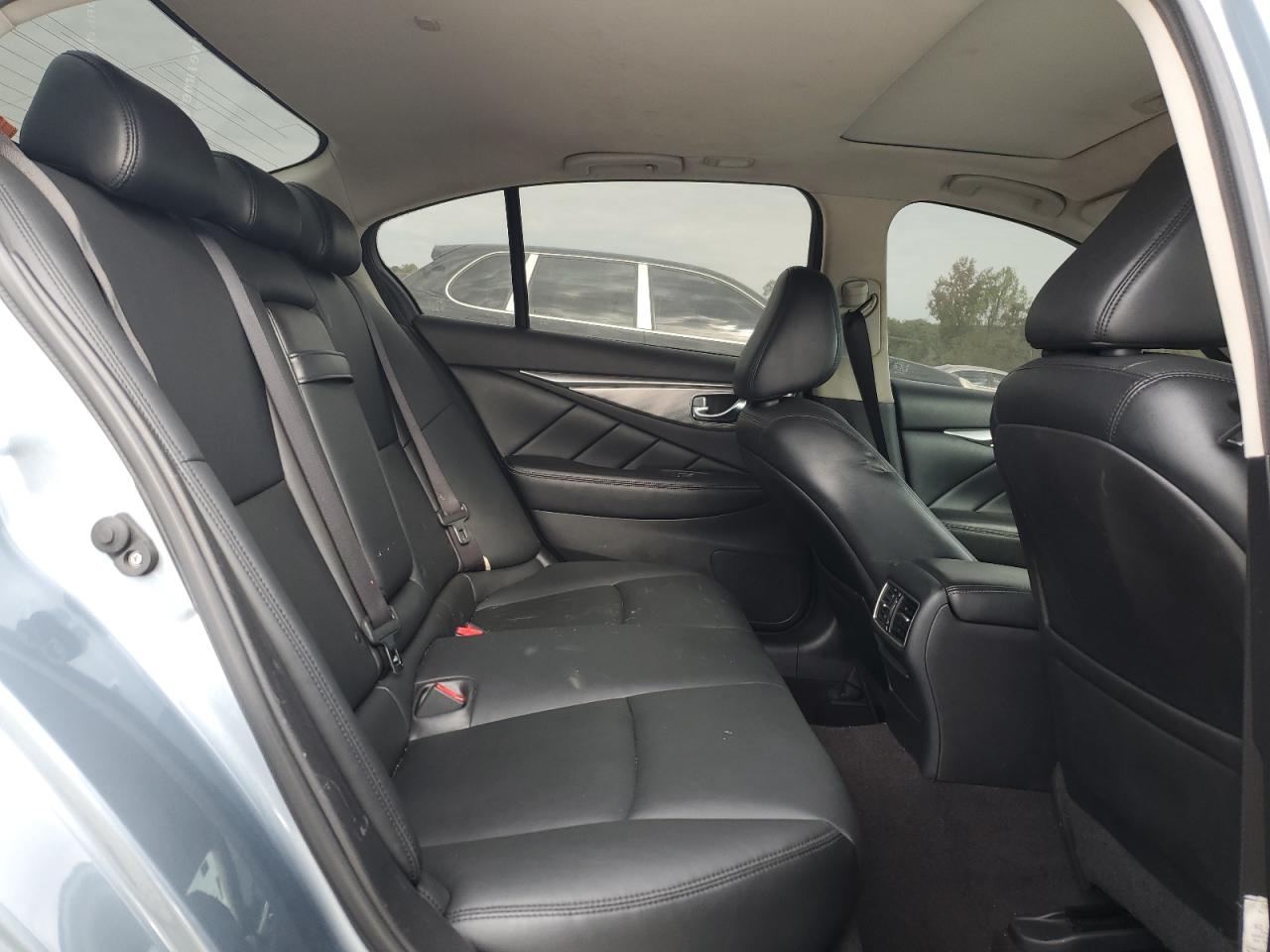 2016 Infiniti Q50 VIN JN1CV7AR9GM250458 Copart auction photo, front end / side damage thumbnail 10