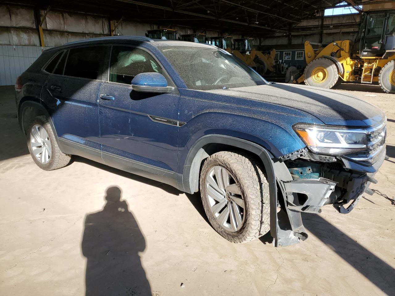 2021 Volkswagen Atlas VIN 1V2JC2CA1MC201274 Copart auction photo, front end damage thumbnail 4