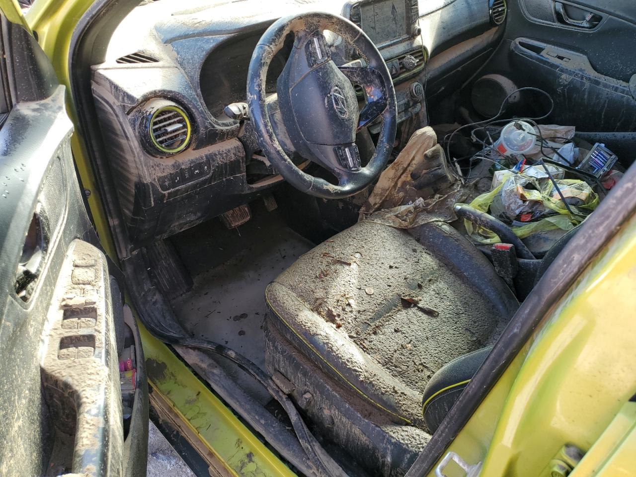 2019 Hyundai Kona VIN KM8K5CA56KU237041 Copart auction photo, water/flood damage thumbnail 8
