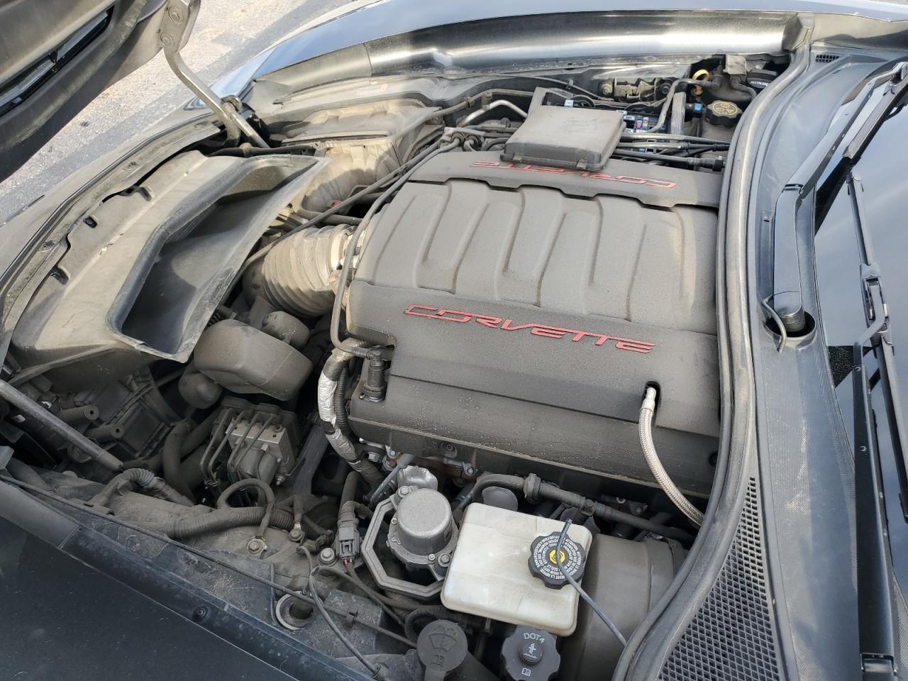 2017 Chevrolet Corvette VIN 1G1YX2D76H5115808 Copart auction photo, undercarriage / rear end damage thumbnail 11