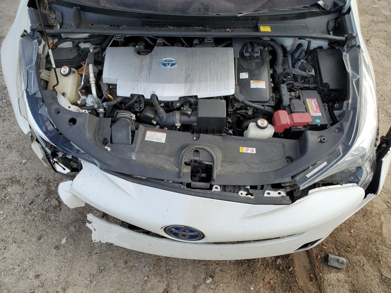 2018 Toyota Prius VIN JTDKARFUXJ3552125 Copart auction photo, front end / minor dent/scratches damage thumbnail 13