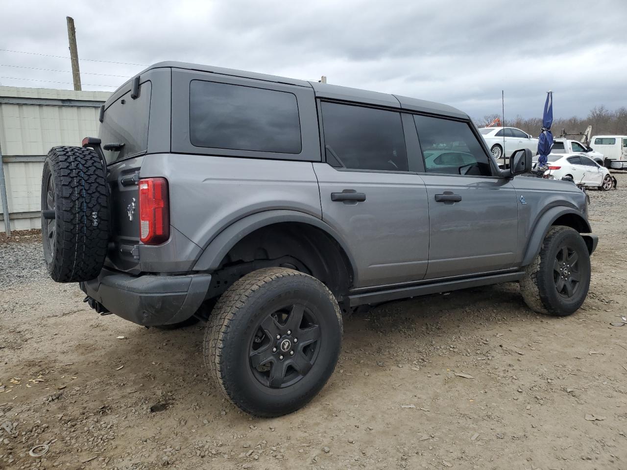 2022 Ford Bronco VIN 1FMEE5BP0NLA95787 Copart auction photo, front end / side damage thumbnail 3