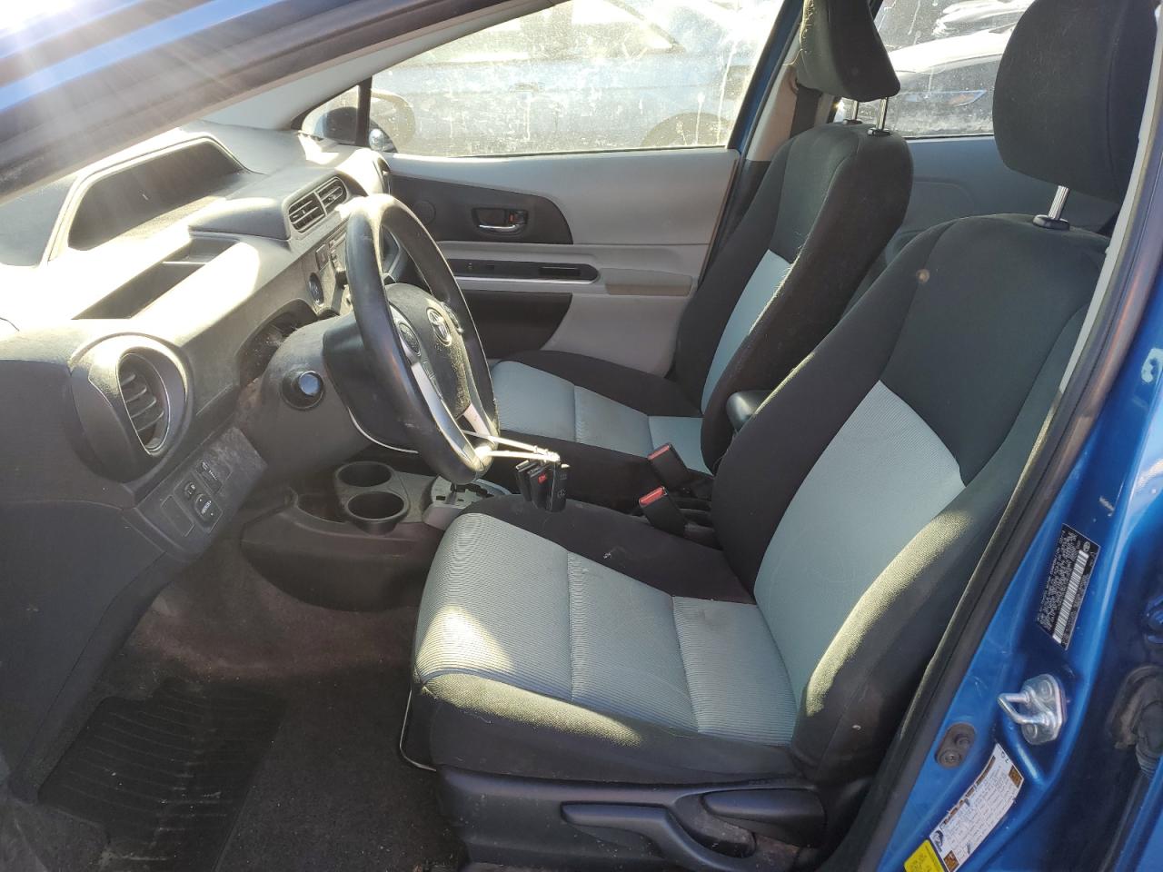 2014 Toyota Prius VIN JTDKDTB36E1067578 Copart auction photo, rear end / front end damage thumbnail 7