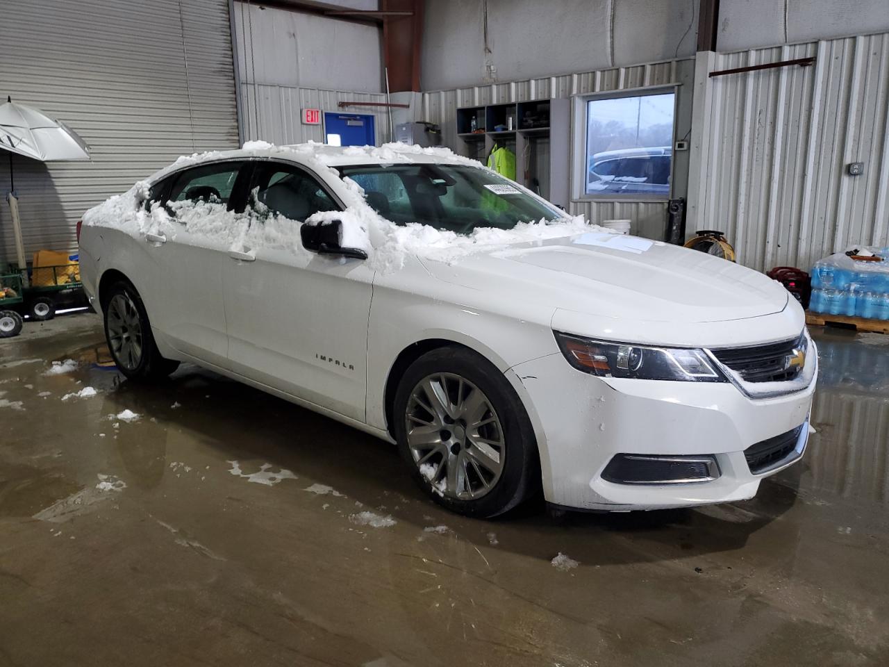 2015 Chevrolet Impala VIN 2G11Z5SLXF9233678 Copart auction photo, side damage thumbnail 4