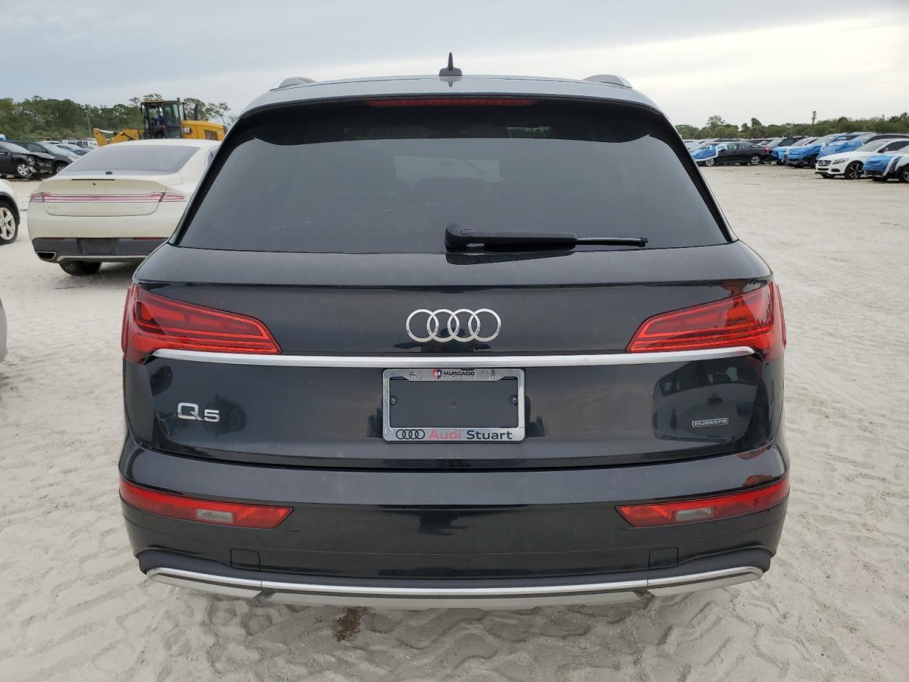 2021 Audi Q5 VIN WA1AAAFY1M2096259 Copart auction photo, front end / hail damage thumbnail 6