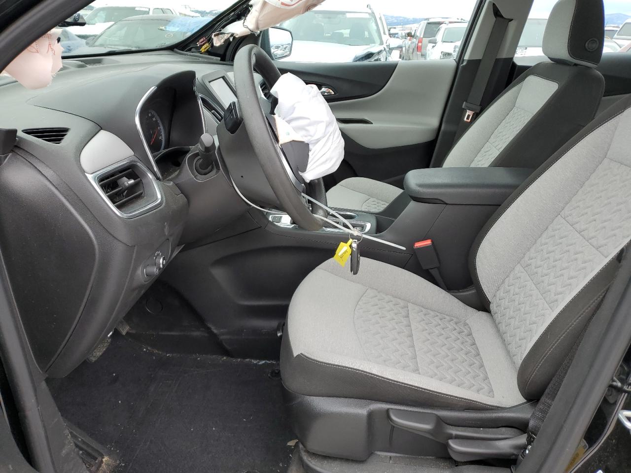 2023 Chevrolet Equinox VIN 3GNAXSEG1PL221869 Copart auction photo, front end / side damage thumbnail 7