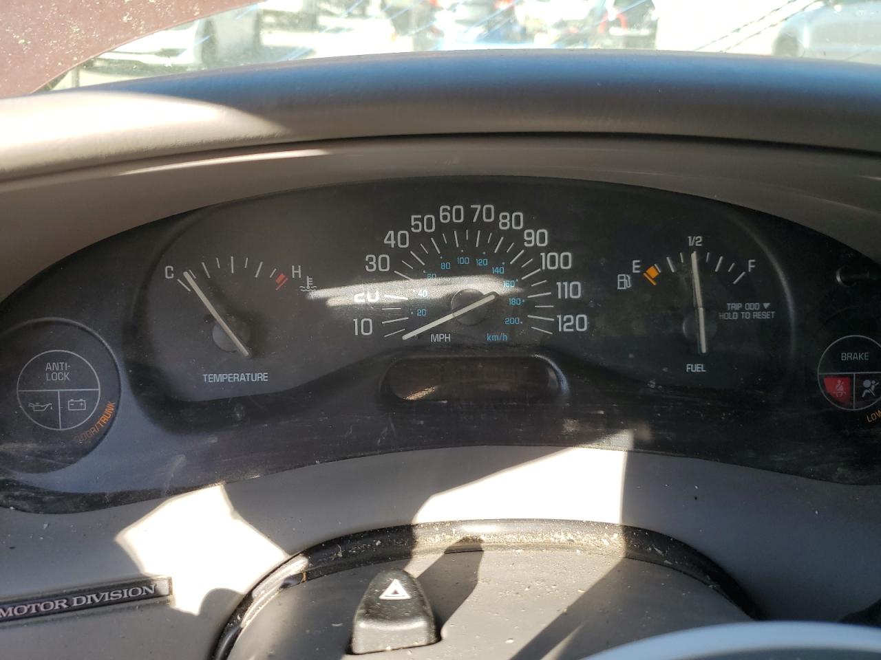 2001 Buick Century VIN 2G4WS52J311331244 Copart auction photo, front end / top/roof damage thumbnail 9