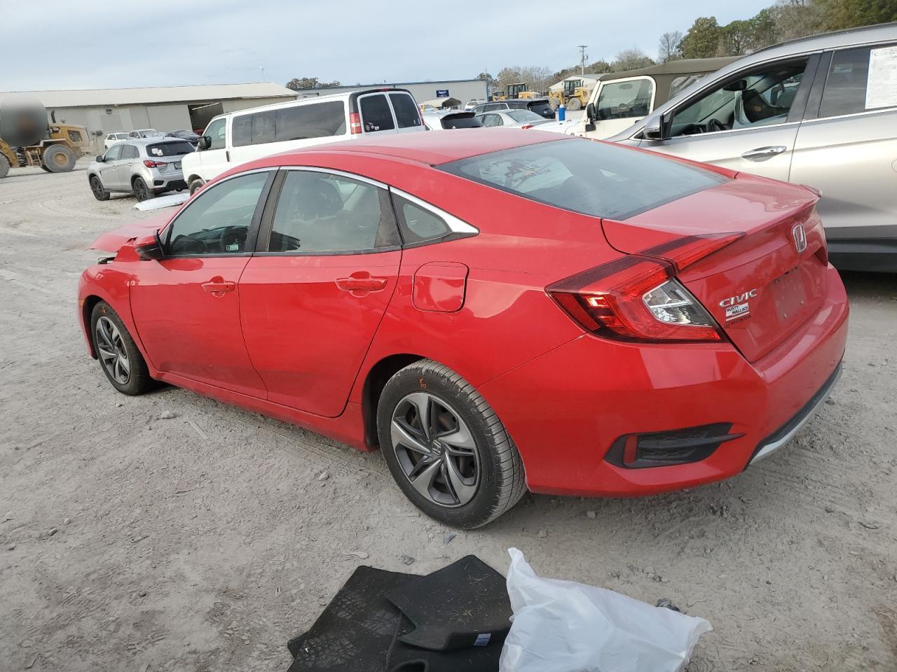 2019 Honda Civic VIN 2HGFC2F62KH578058 Copart auction photo, front end / minor dent/scratches damage thumbnail 2