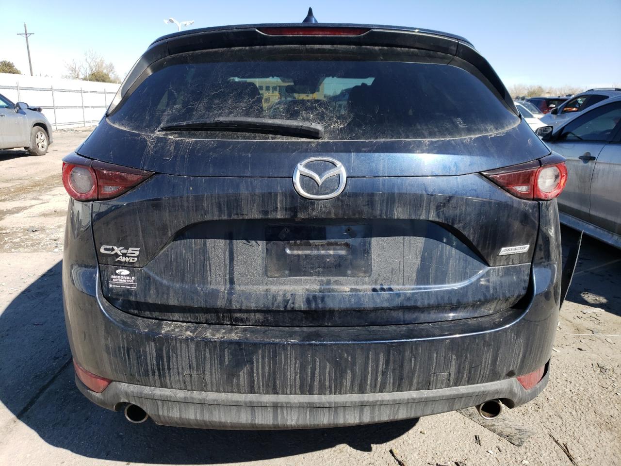 2018 Mazda CX-5 VIN JM3KFBCM1J0302133 Copart auction photo, side / rear end damage thumbnail 6