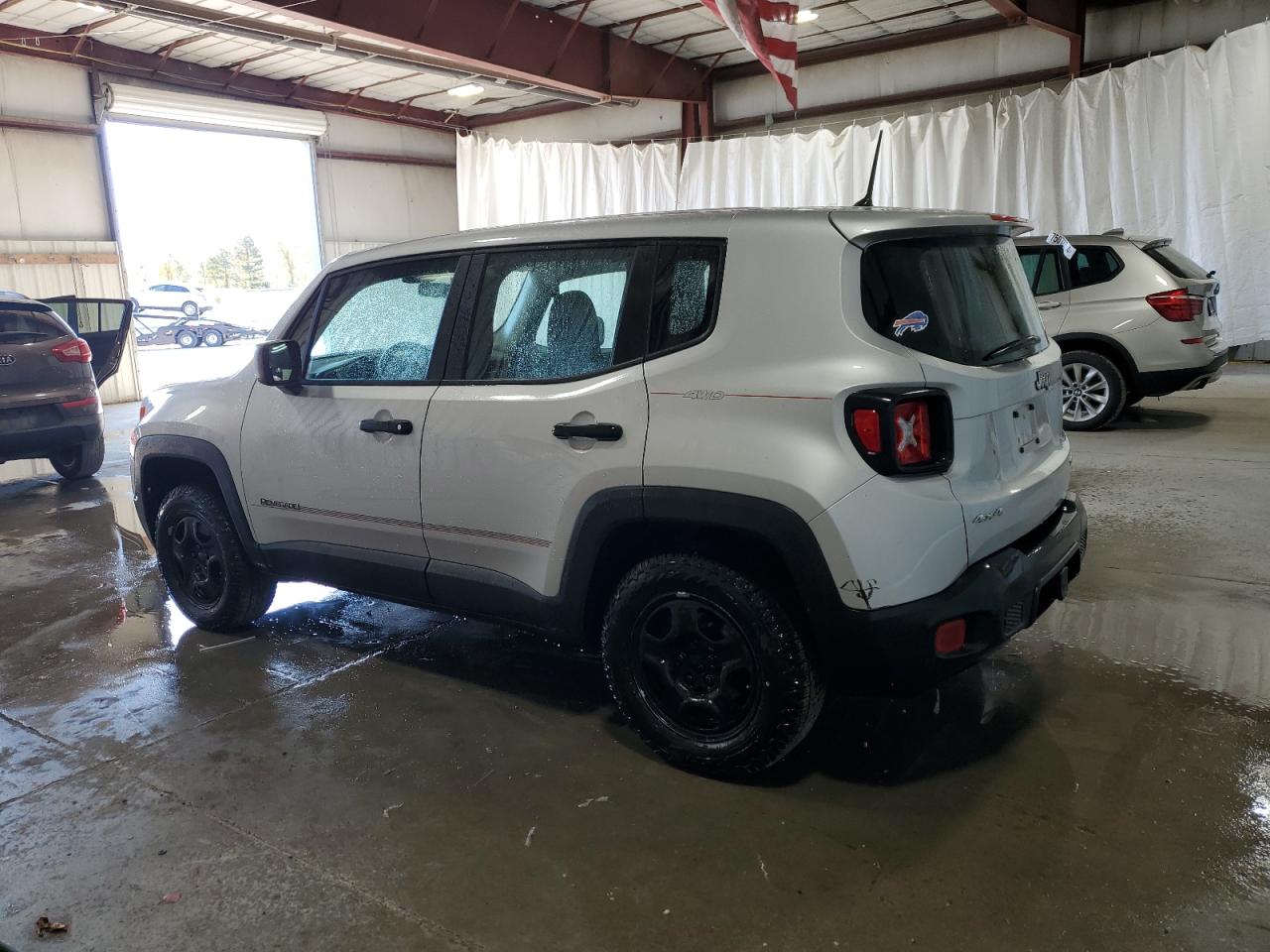 2017 Jeep Renegade VIN ZACCJBAB2HPE67206 Copart auction photo, rear end damage thumbnail 2