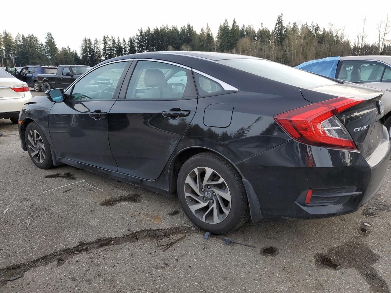 2016 Honda Civic VIN 2HGFC2F76GH517974 Copart auction photo, front end damage thumbnail 2