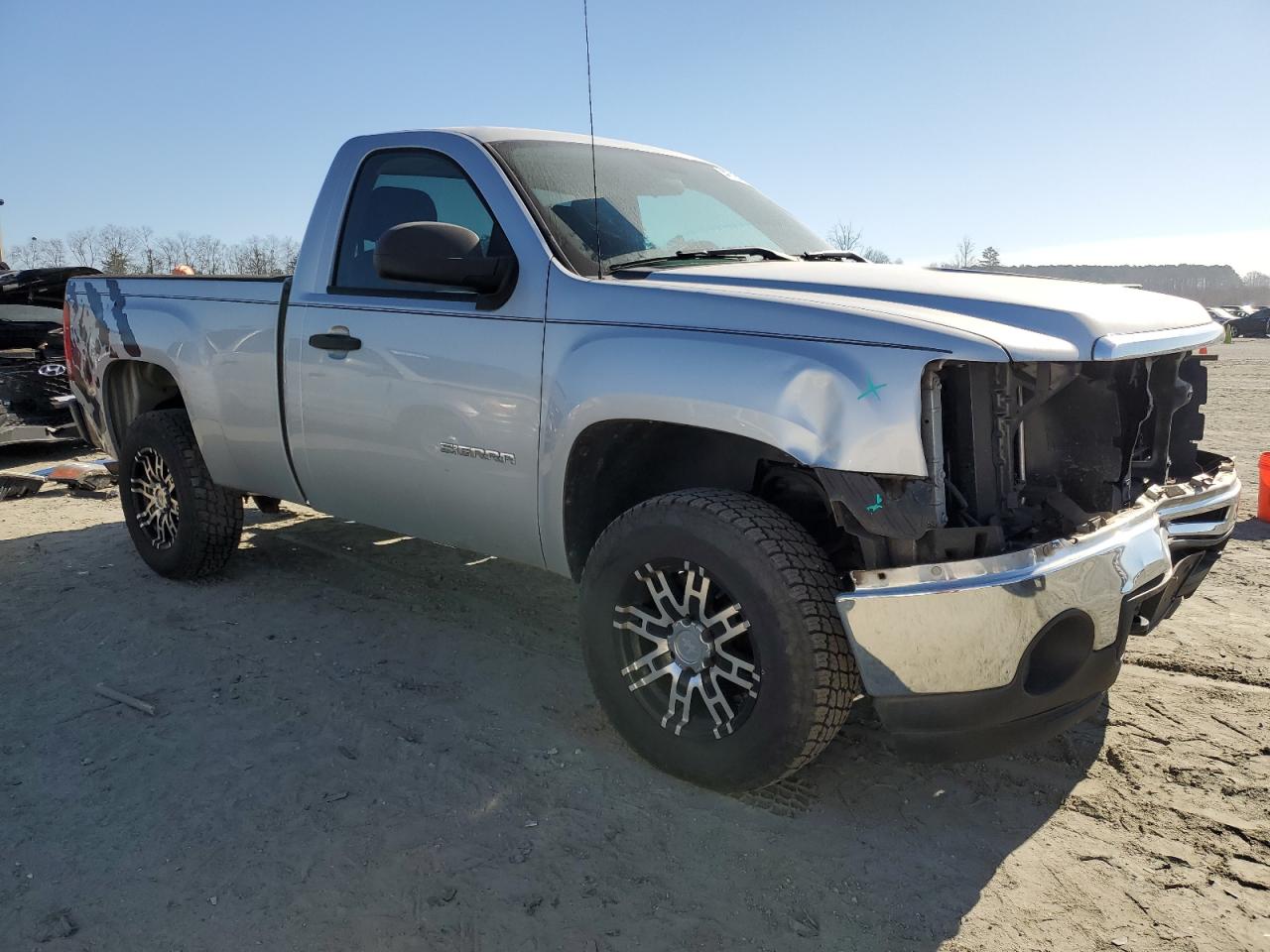 2012 GMC Sierra VIN 1GTN1TEX6CZ287497 Copart auction photo, front end damage thumbnail 4