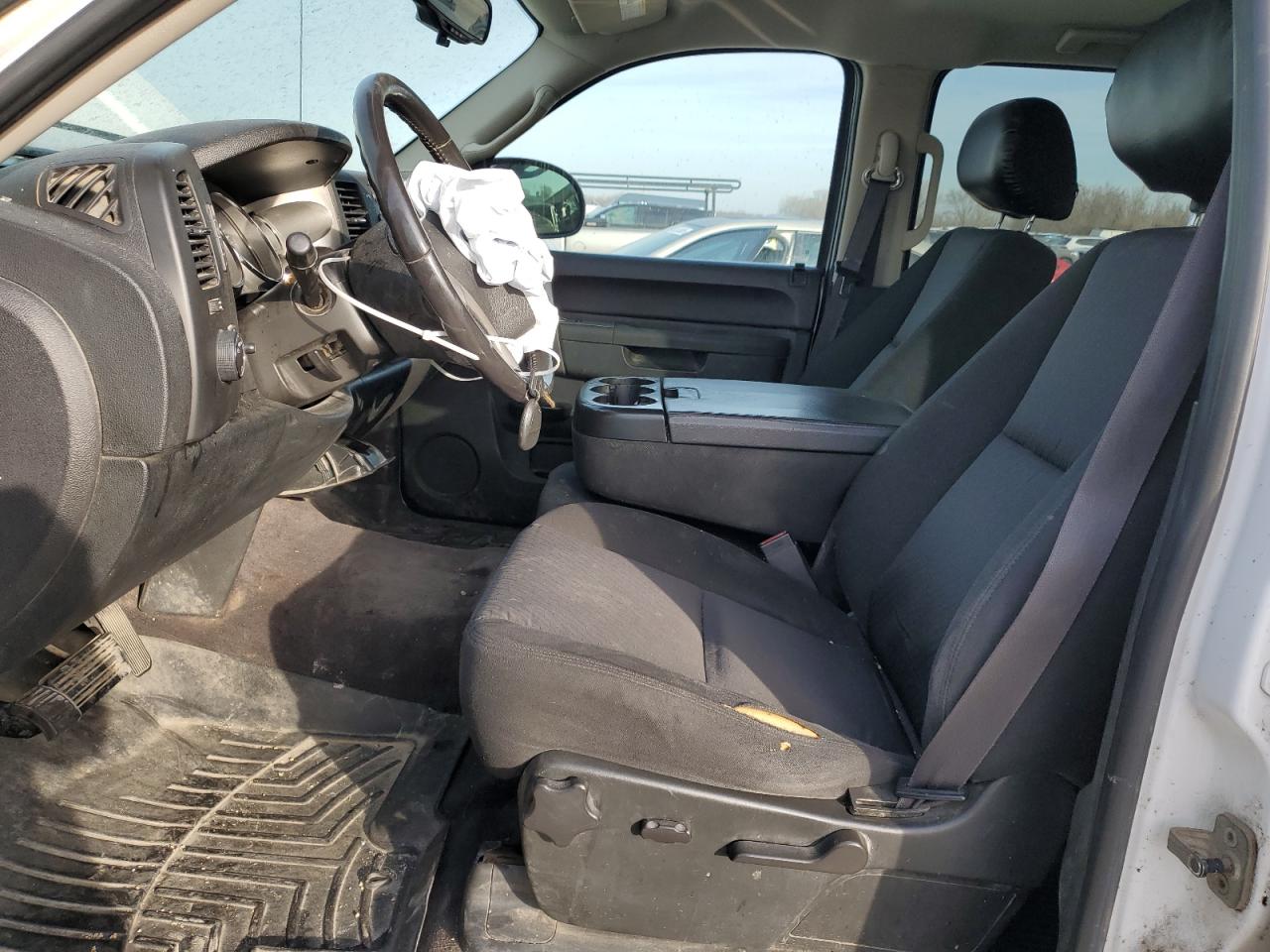 2010 Chevrolet Silverado VIN 3GCRKSE37AG276642 Copart auction photo, front end / side damage thumbnail 7
