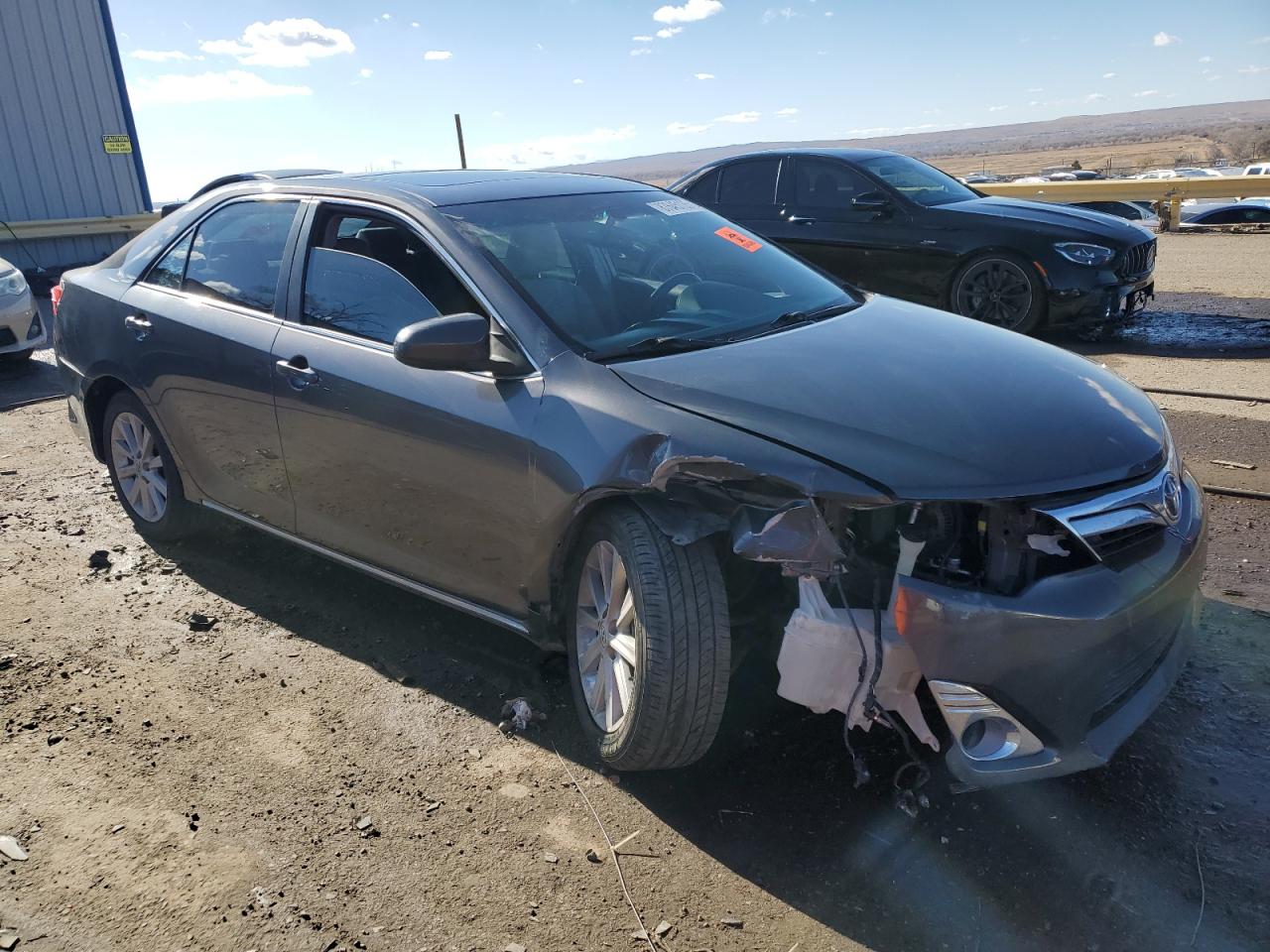 2014 Toyota Camry VIN 4T4BF1FK4ER373243 Copart auction photo, front end / side damage thumbnail 4