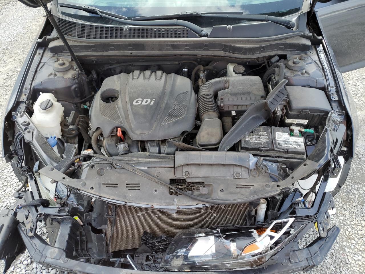 2015 KIA Optima VIN KNAGM4A70F5636996 Copart auction photo, front end damage thumbnail 11