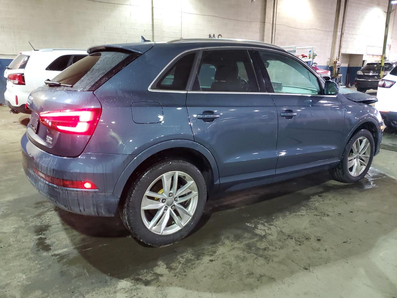 2018 Audi Q3 VIN WA1JCCFS0JR014414 Copart auction photo, front end damage thumbnail 3