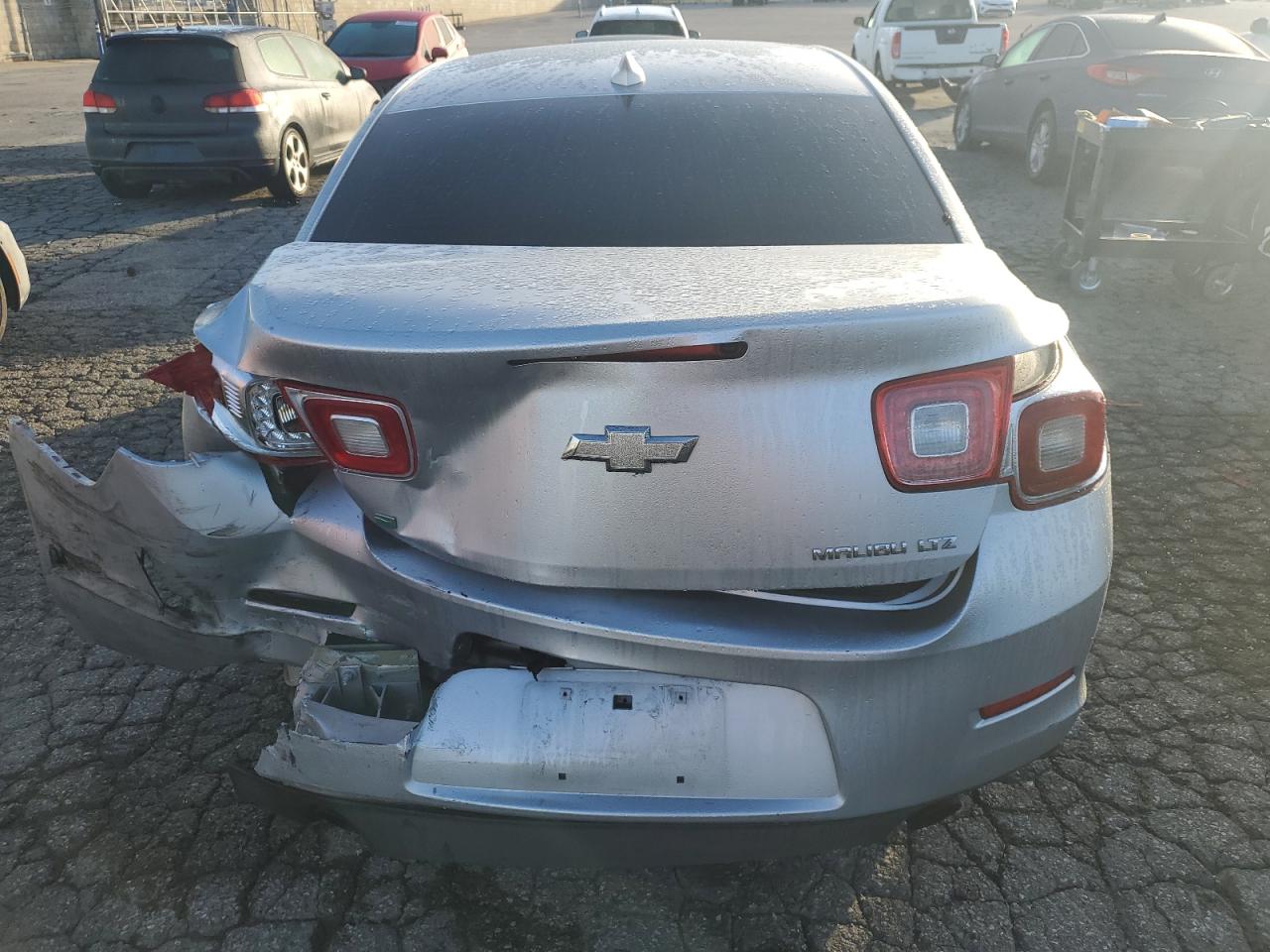 2016 Chevrolet Malibu VIN 1G11E5SAXGF168222 Copart auction photo, rear end damage thumbnail 6