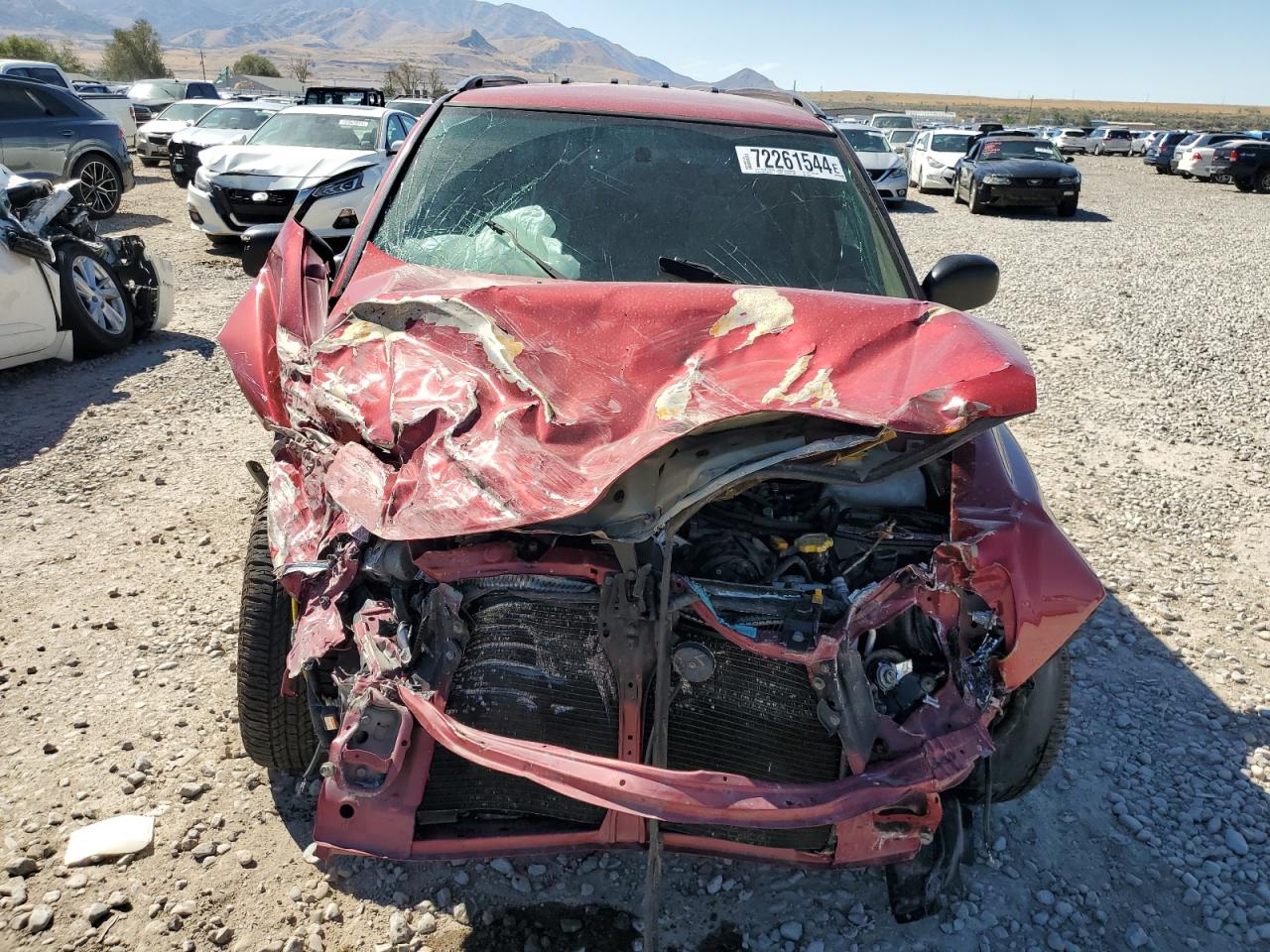 2000 Subaru Forester VIN JF1SF6556YG725772 Copart auction photo, front end damage thumbnail 5