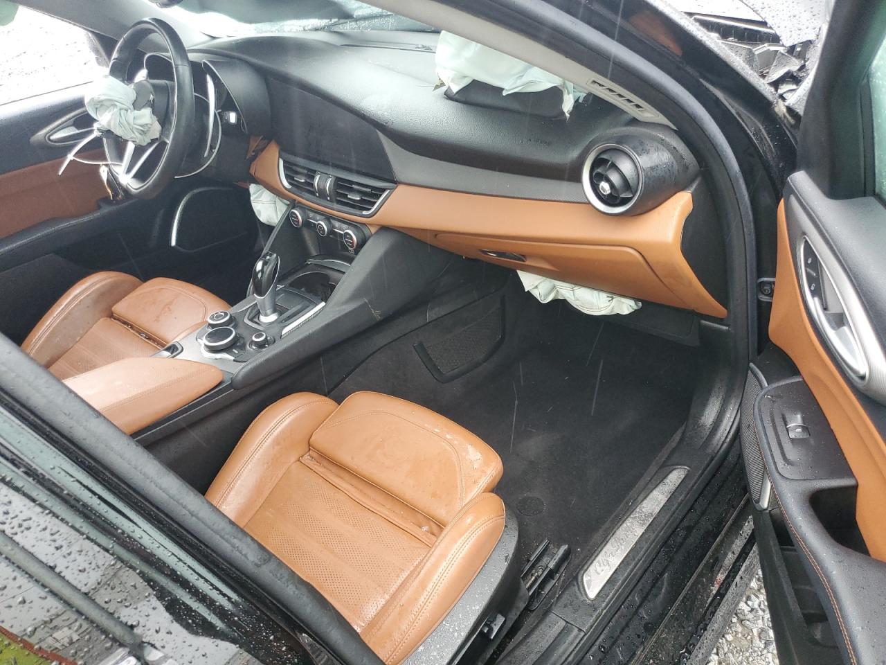 2019 Alfa Romeo Giulia VIN ZARFAMBN1K7607399 Copart auction photo, front end / rear end damage thumbnail 8